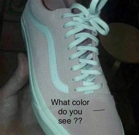 why do people see pink shoes